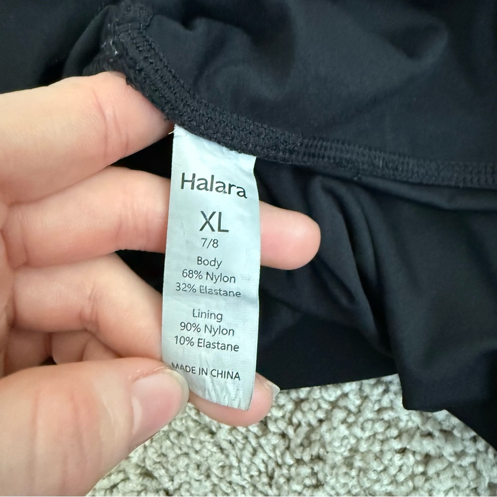 Halara UltraSculpt High Waisted Scrunch Butt Lifting Tummy Control Black Size XL - Picture 5 of 8